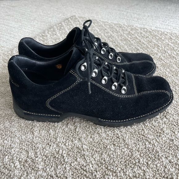 Cole Haan Country Shoes - Cole Haan Country. Black suede and leather hiking short boots. Waterproof. 9 1/2
